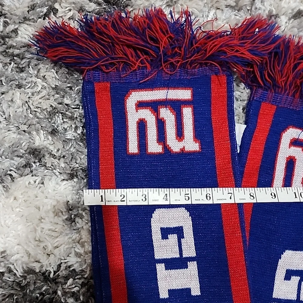 GIANTS  NY SCARF BLUE &RED